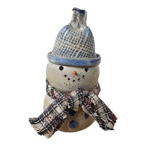 Ceramic Signed Snowman